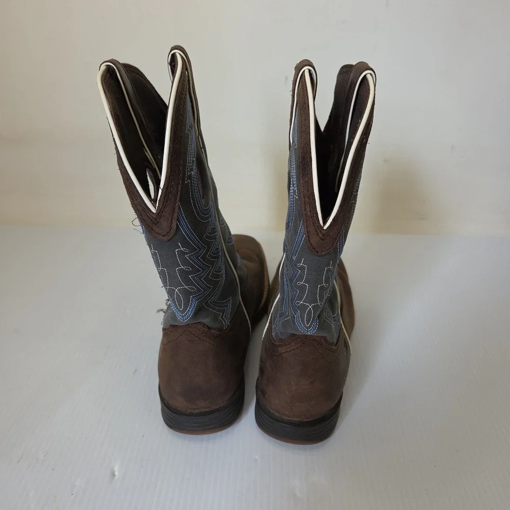 Durango® Lil' Rebel Pro™ Little Kid's Blue Western Boots 7m